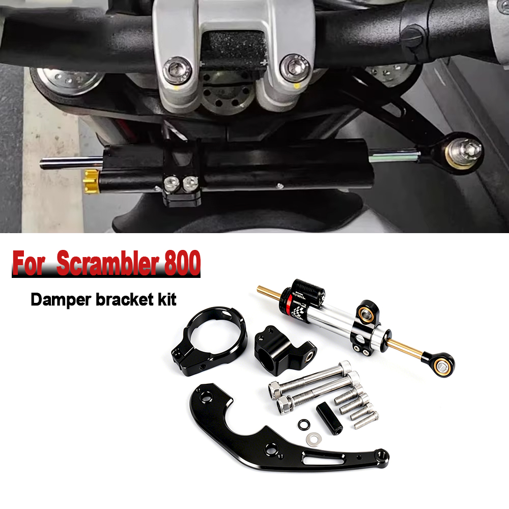 ドゥカティスクランブラー 800 Scrambler800  - Steering Damper Stabilizer Kit Cnc のレビューと価格