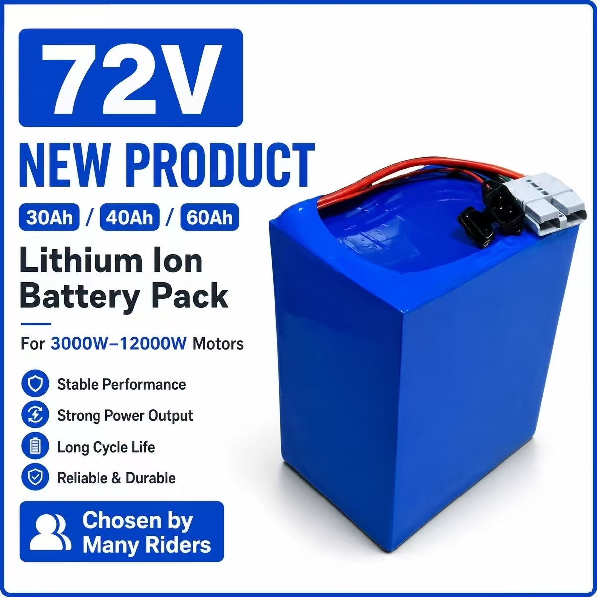 72V 30Ah 40AH 60Ah リチウムイオンバッテリ - 72V 30Ah Lifepo4 Battery Pack のレビューと価格