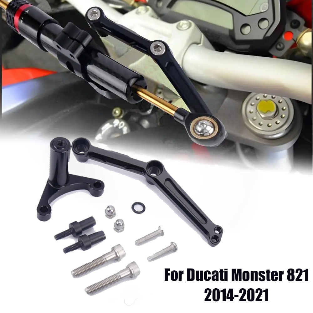 オートバイアクセサリー CNC ダンパーブラケット Duca - Steering Damper Stabilizer Kit Cnc のレビューと価格